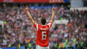 Rusia 2018: Locales ganan por goleada a selección Saudí.