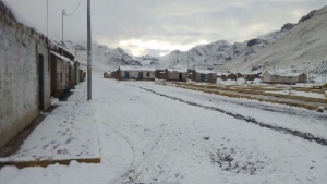 Este viernes se registró temperatura de 19.8 grados bajo cero en sector de Arequipa